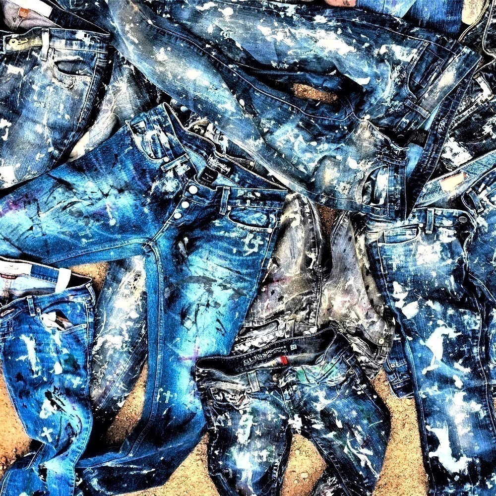 Painted Jeans, pick a pair or have a pair painted